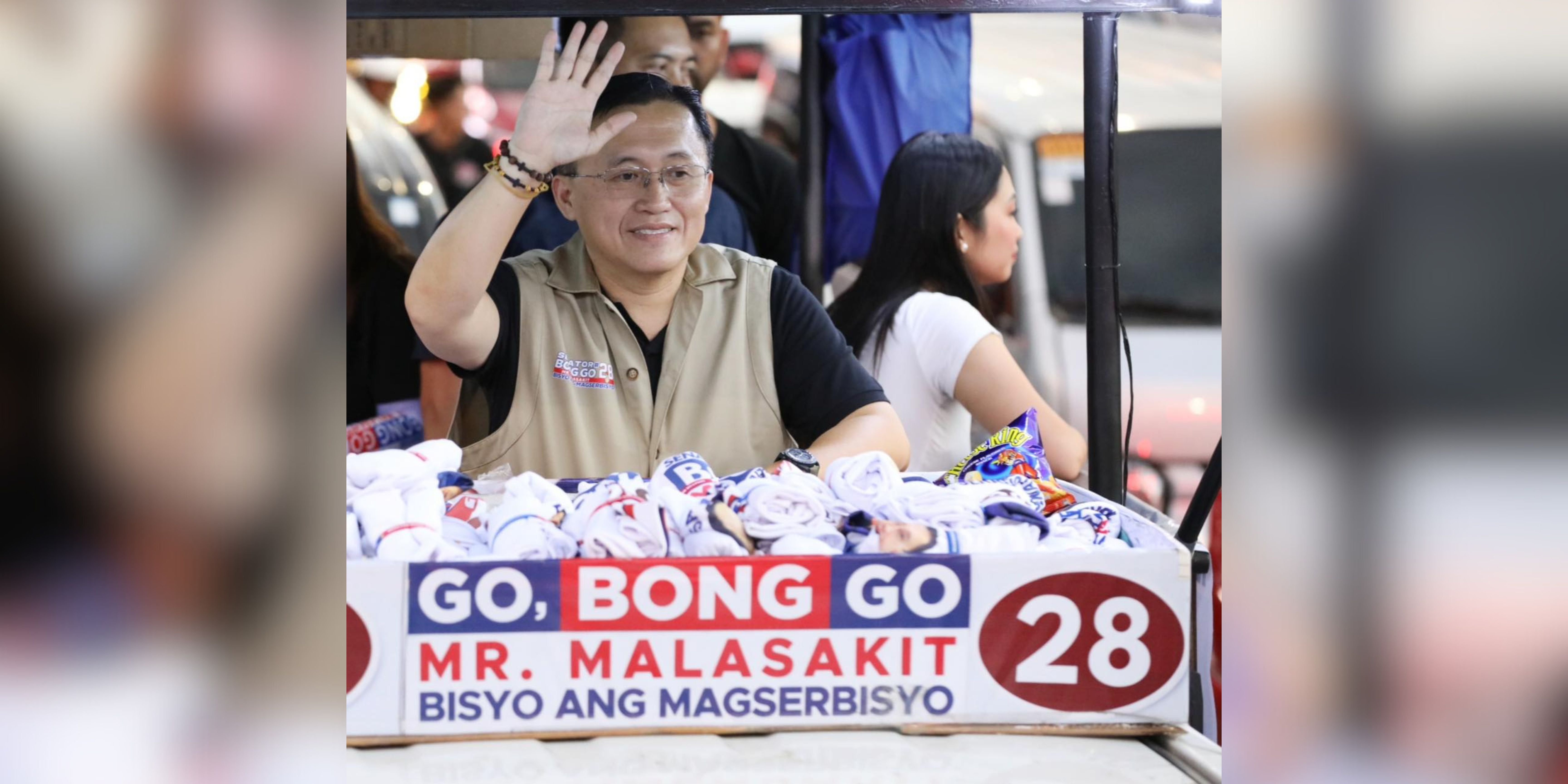 Bong Go bumisita sa Cavite, nangakong patuloy sa serbisyo