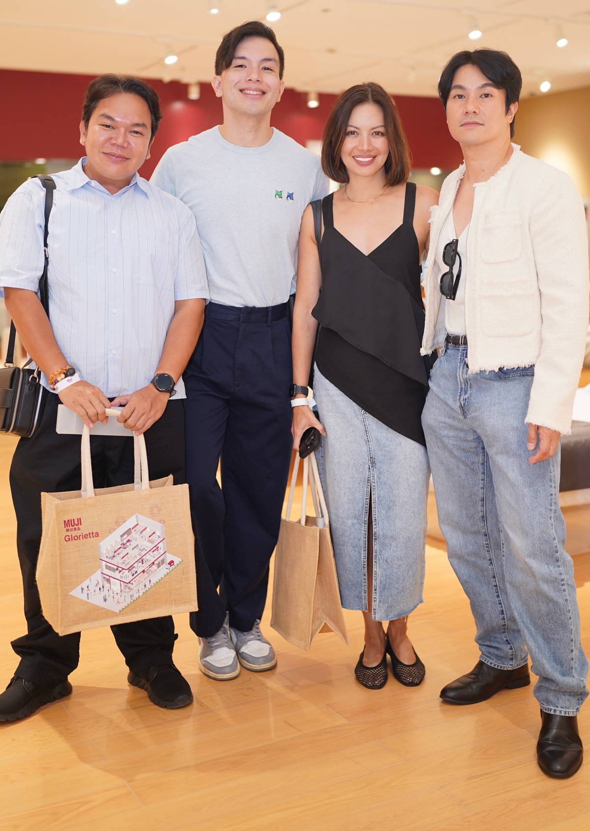 Elmer Lapeña, Martin de Leon, Charmaine Palermo and Jake Galvez.