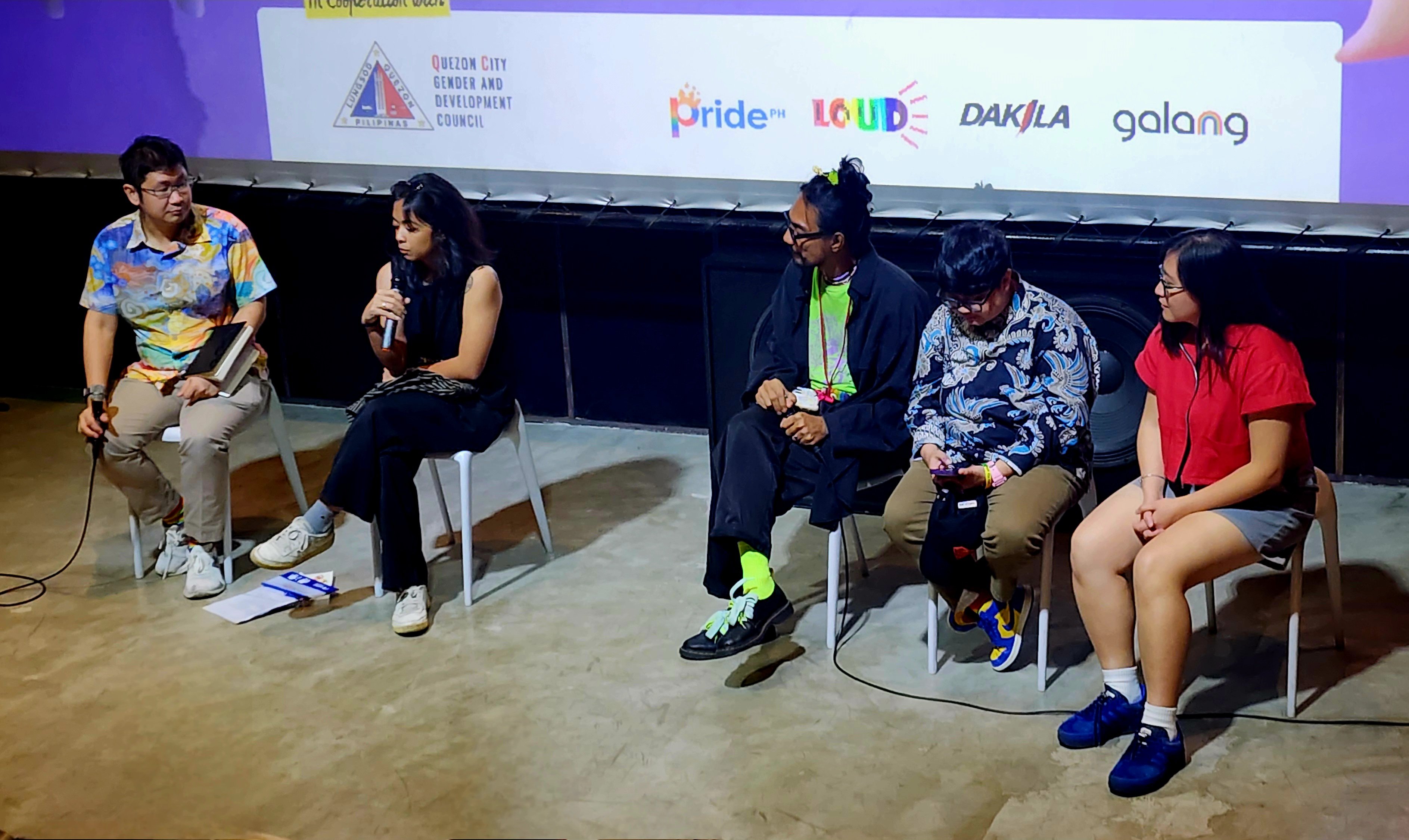 Panel discussion after the film screenings.