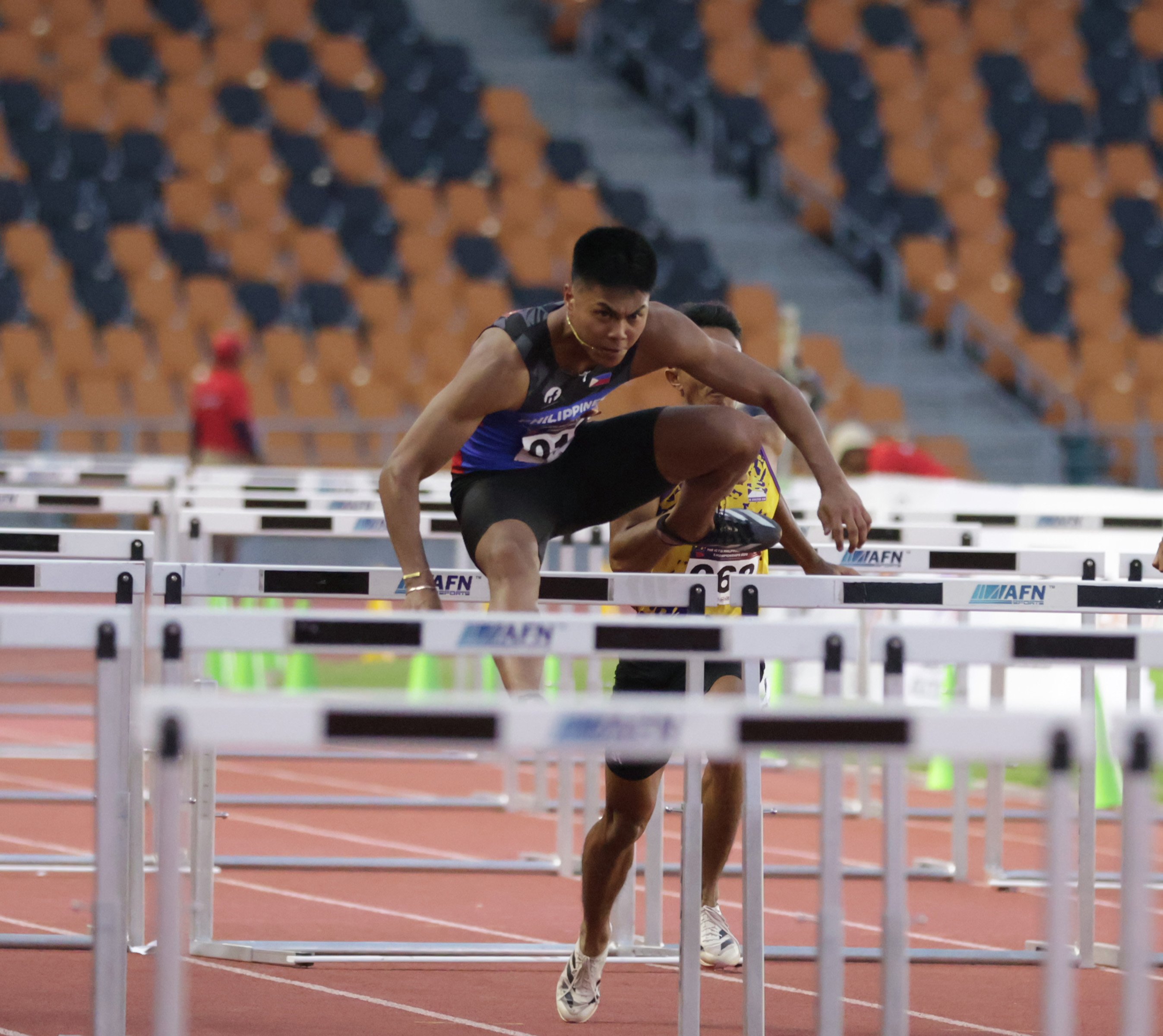 MASTER HURDLER: Cabang looking good ahead of Asian Championships