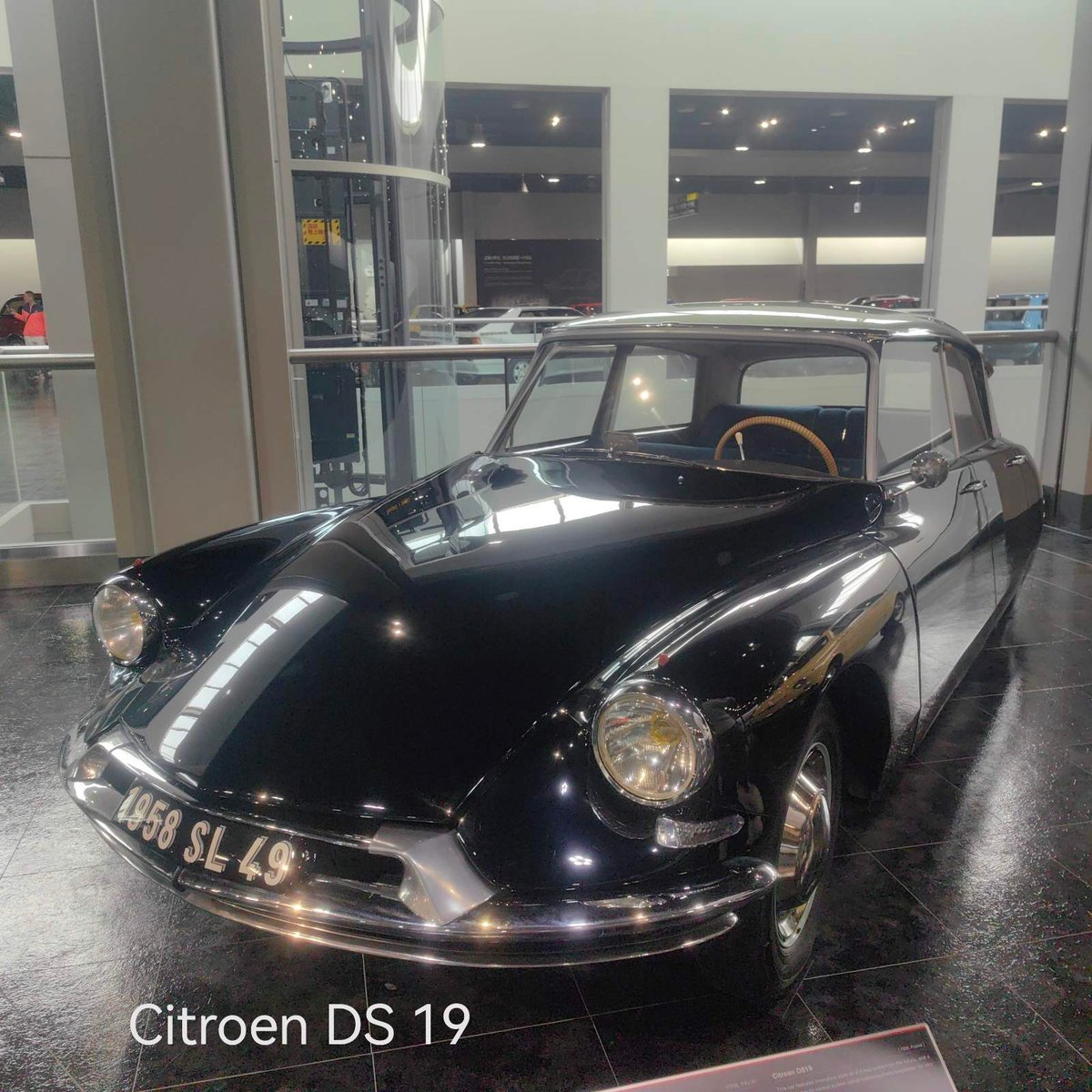 The Citroën DS 19 — a futuristic icon that floated through the 1950s on hydropneumatic dreams.