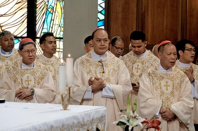3 Filipino cardinals concelebrate Mass ahead of conclave