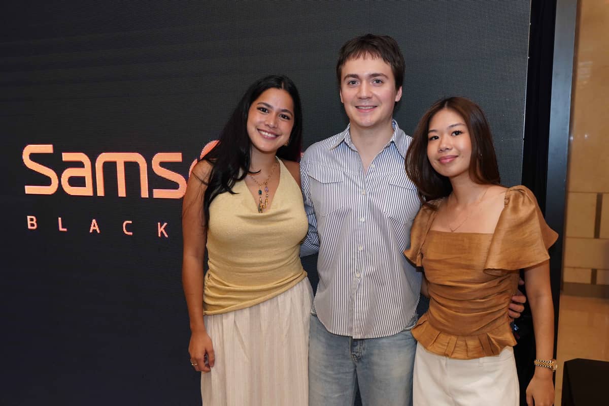 Sylvia Zobel de Ayala, William Batchelor, and Gaby David.