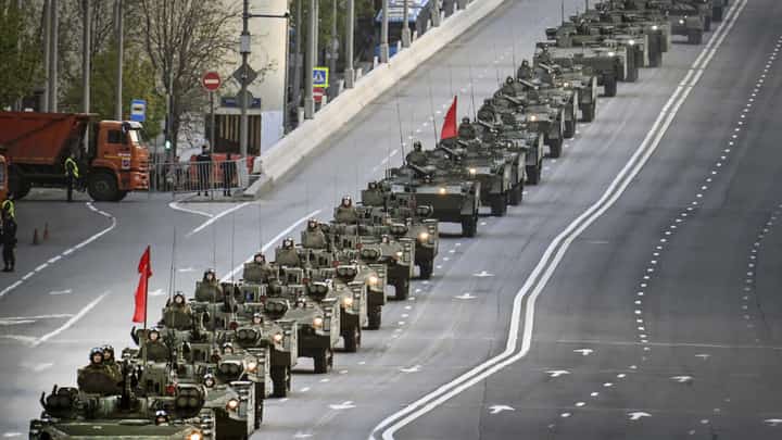 Russia is preparing to hold its annual Red Square Victory Day parade in the shadow of its dragging Ukraine offensive
