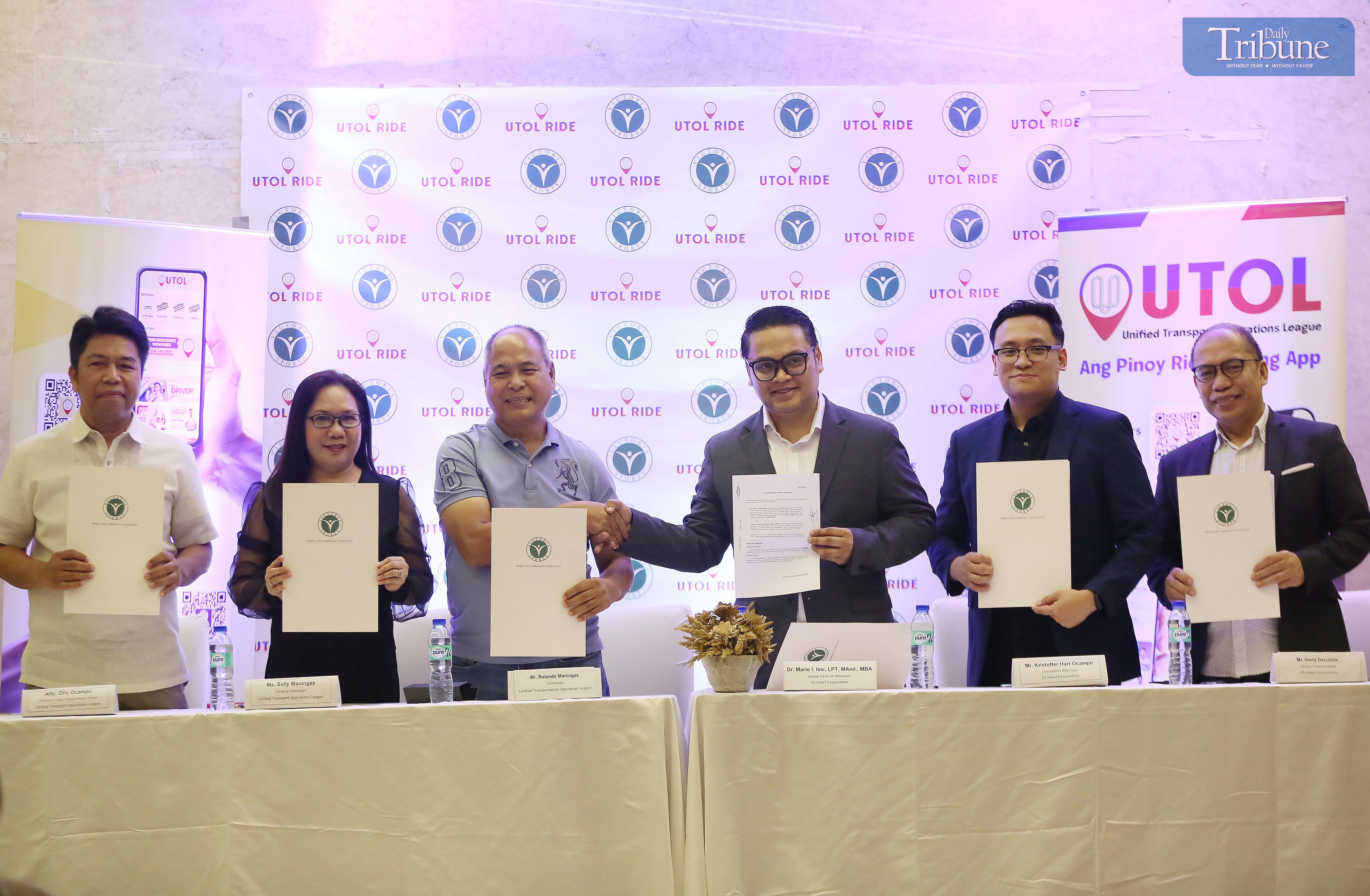 UTOL, Quezon City hotel sign patnership
