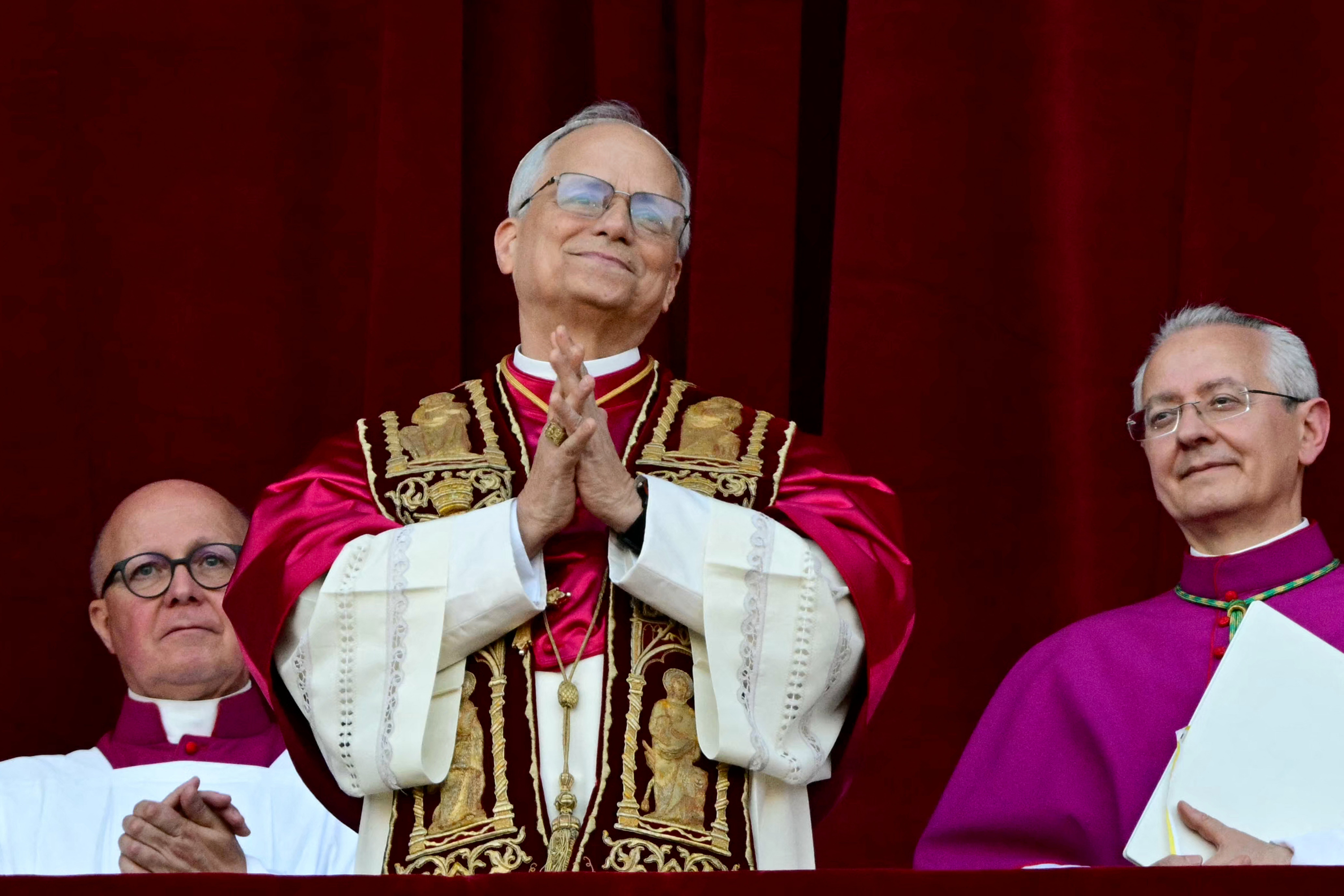 'Great honor': Leaders welcome Leo, first US pope