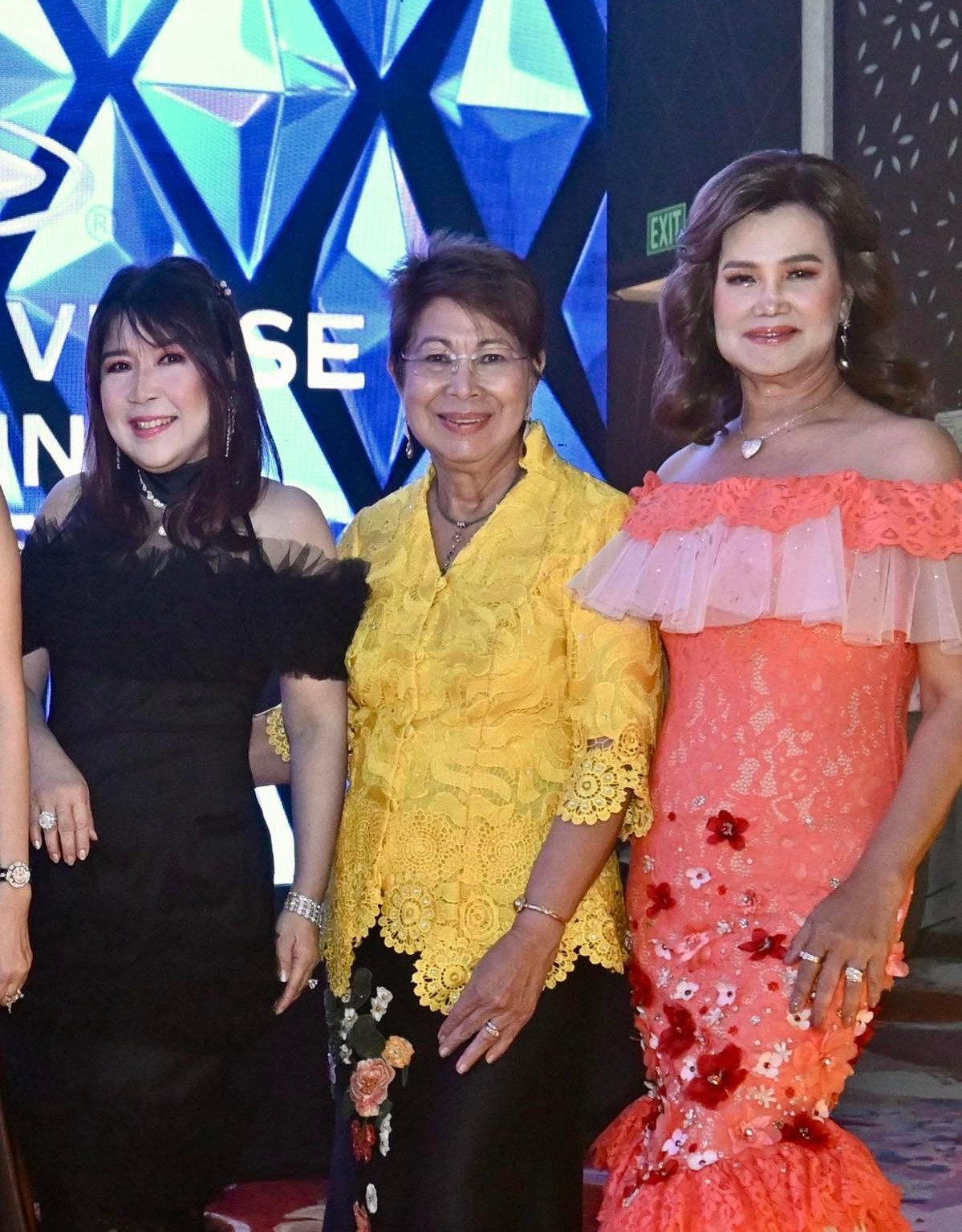 Malou Martinez, Roselle Rebano and Merci Padolina.