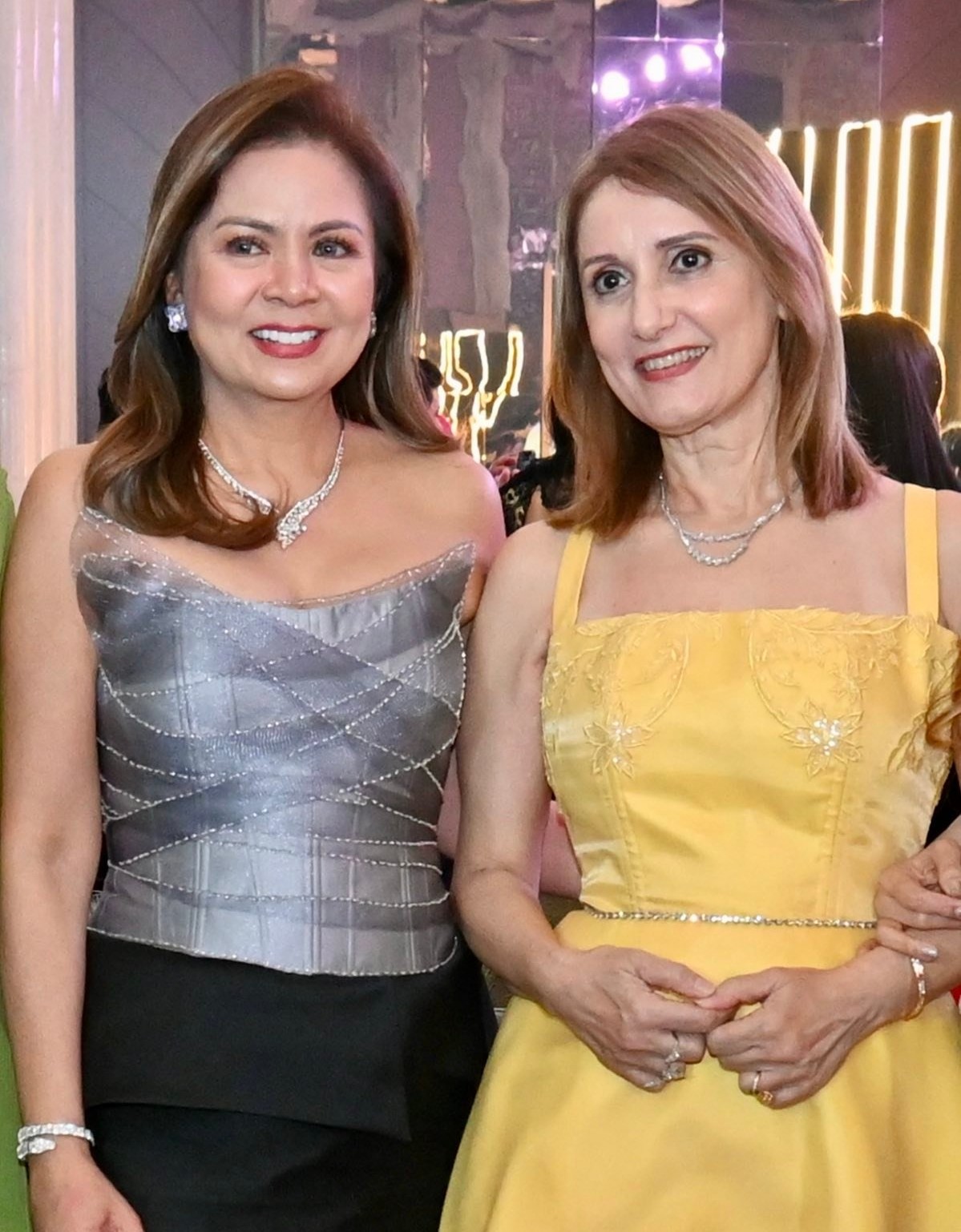 Joy Rustia and Georgette Wilson.