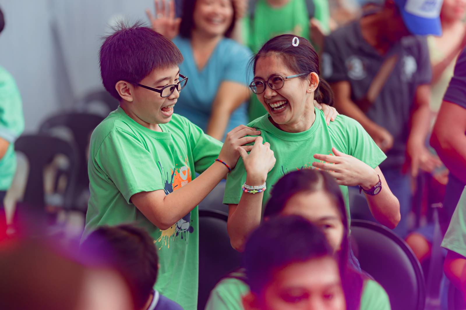 Families and advocates attended in unity at SM City Lipa, showing their love and support for the autism community in this joyful celebration of inclusion.