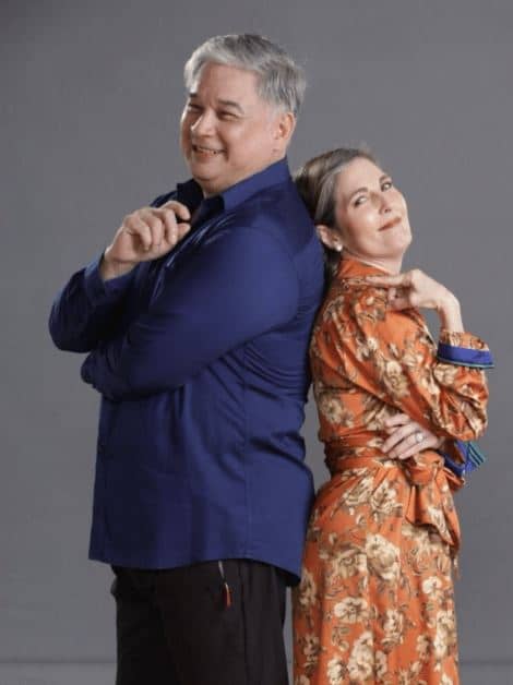 The actor with his ex-wife, Jackie Lou Blanco.