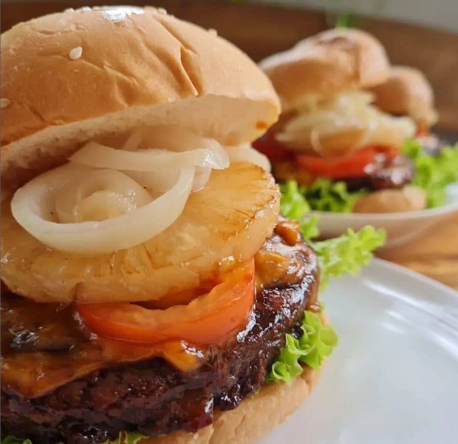 PLANT-BASED burgers.