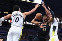 Donovan Mitchell barrels his way to a 43-point performance to lead the Cleveland Cavaliers to a 126-104 win over the Indiana Pacers in their NBA playoff series.