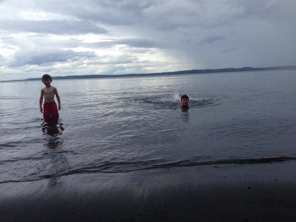 Bunch of rowdy kids to go to the beach in Legazpi, Albay, Dinah Ventura’s hometown, during the summer.