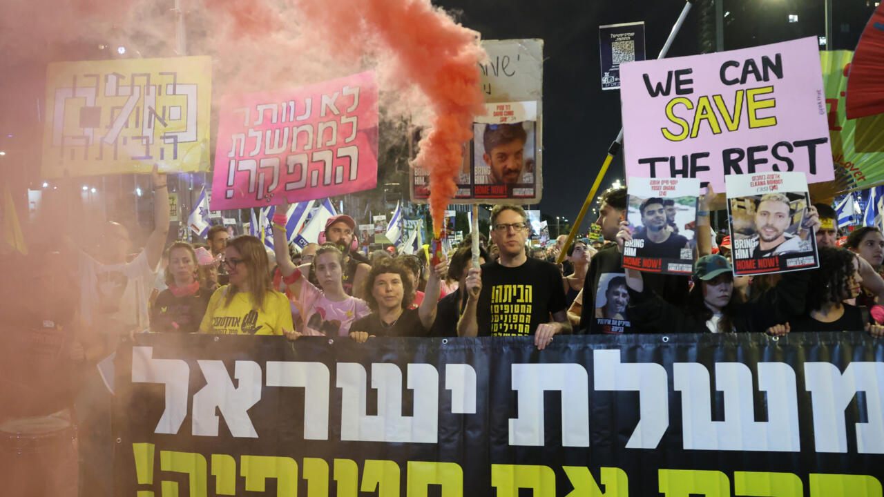 Hamas video shows two Israeli hostages alive