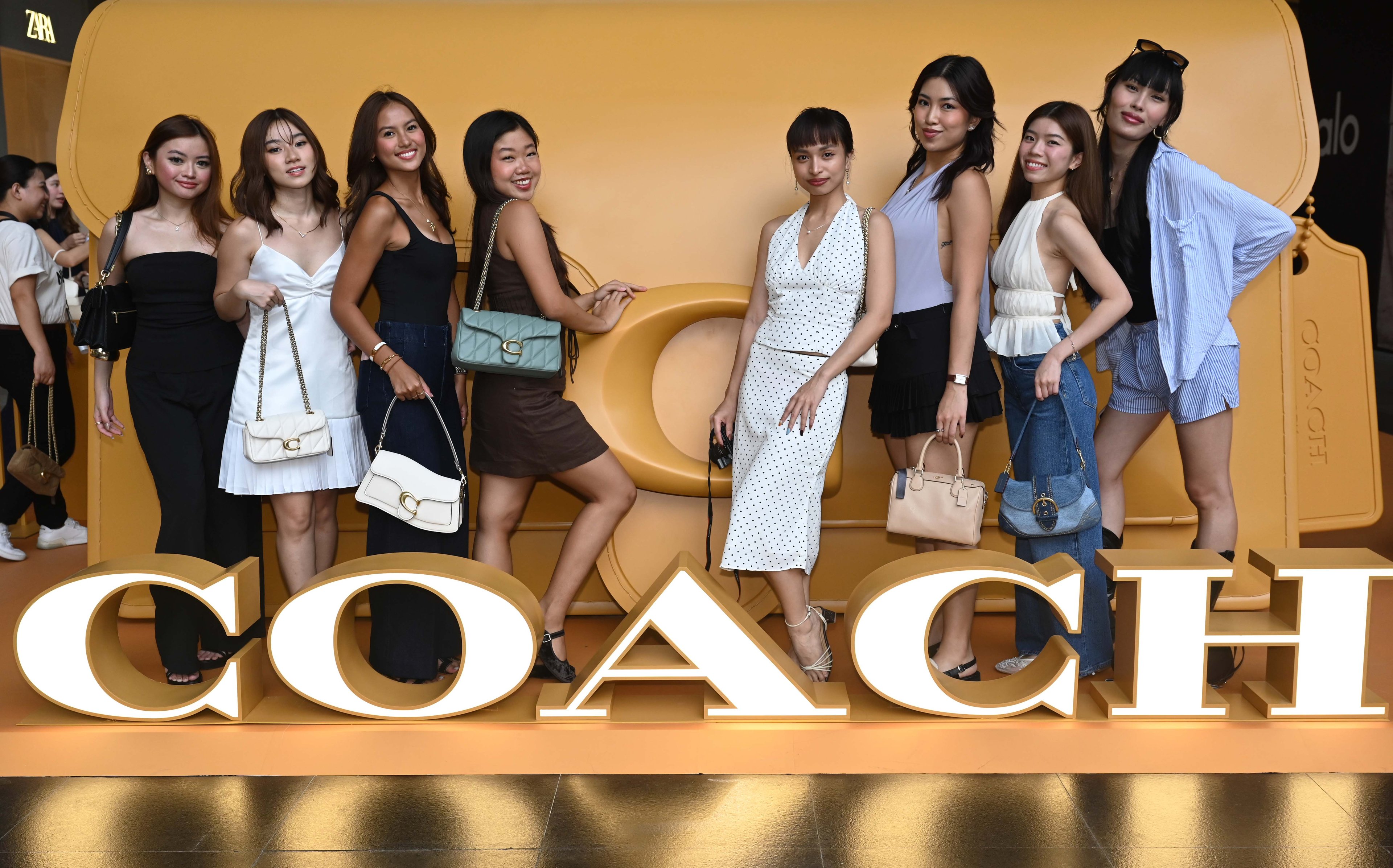 Sophia Margarette To, Kyla Kingsu, Andy Arguelles, Kiara Yau, Doreen Catacutan, Denise Ann Thea, Nicole Go and Justine Llarena.