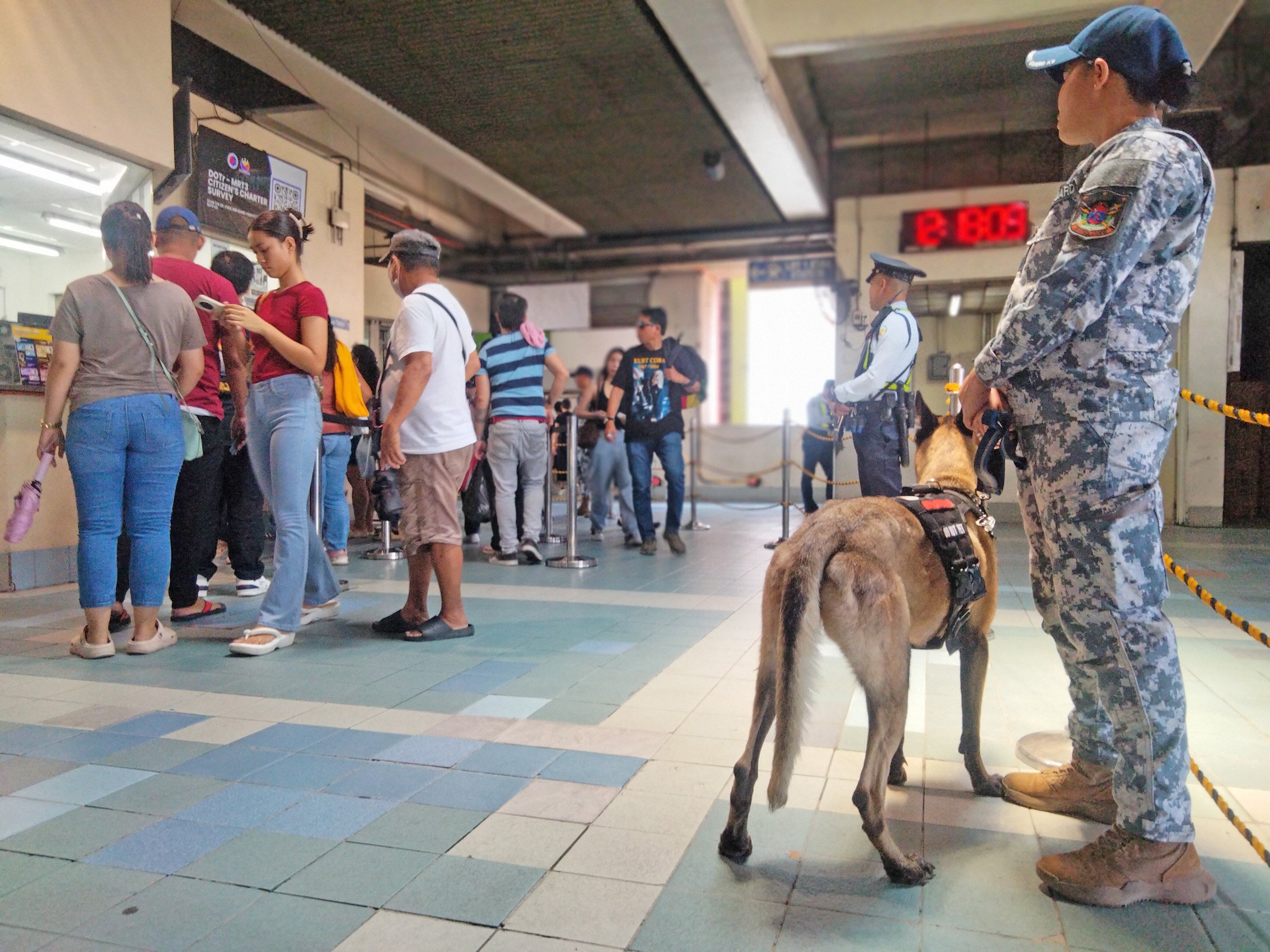 PCG conducts K9 security checks