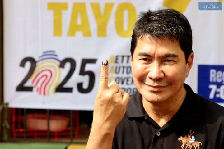 Erwin Tulfo votes in Quezon City