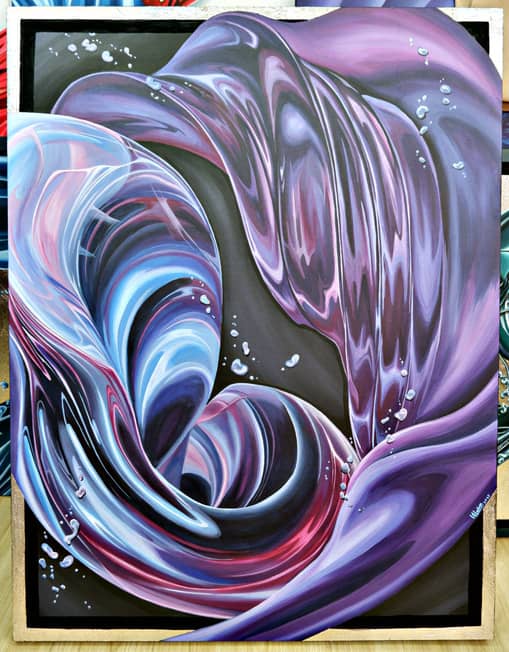 ‘CONNECTION’ acrylic on canvas, 4 x 3 ft, 2025.
