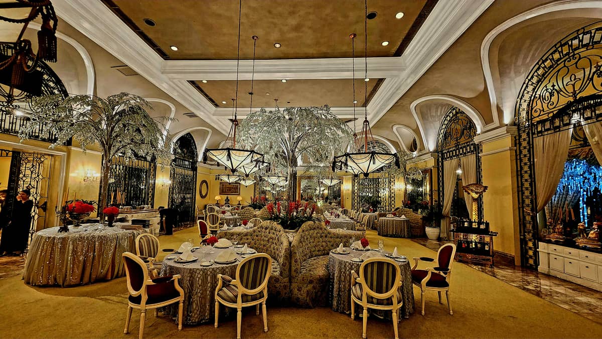 The Manila Hotel's Champagne Salon.