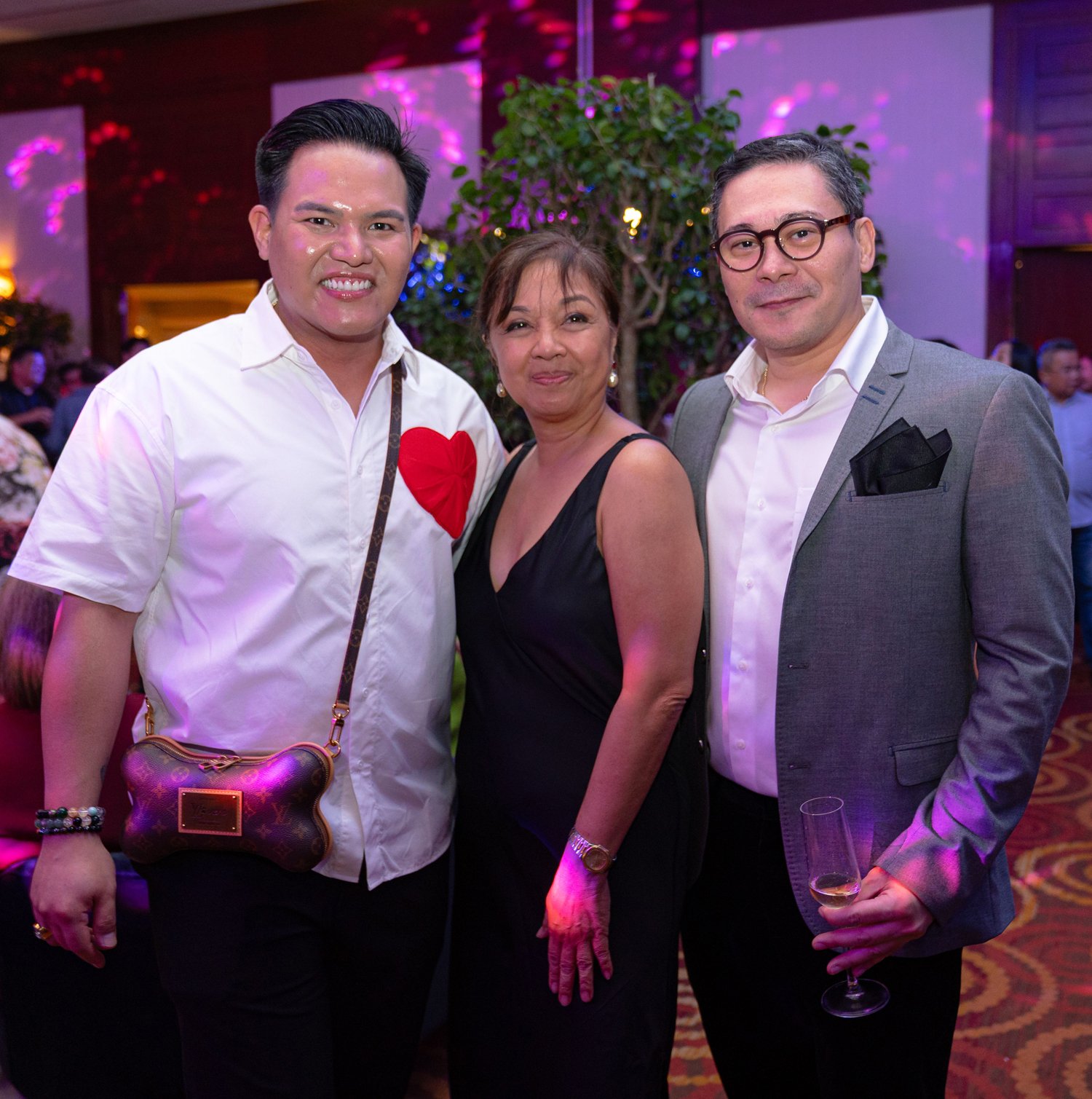 Andrew Sarmiento, Eva Gullas and Paolo del Rosario.