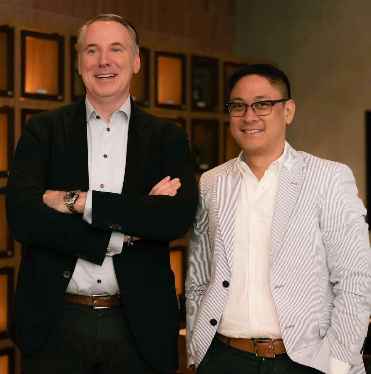 PVR Brunch owners Rob Martin and Steven Ticzon.