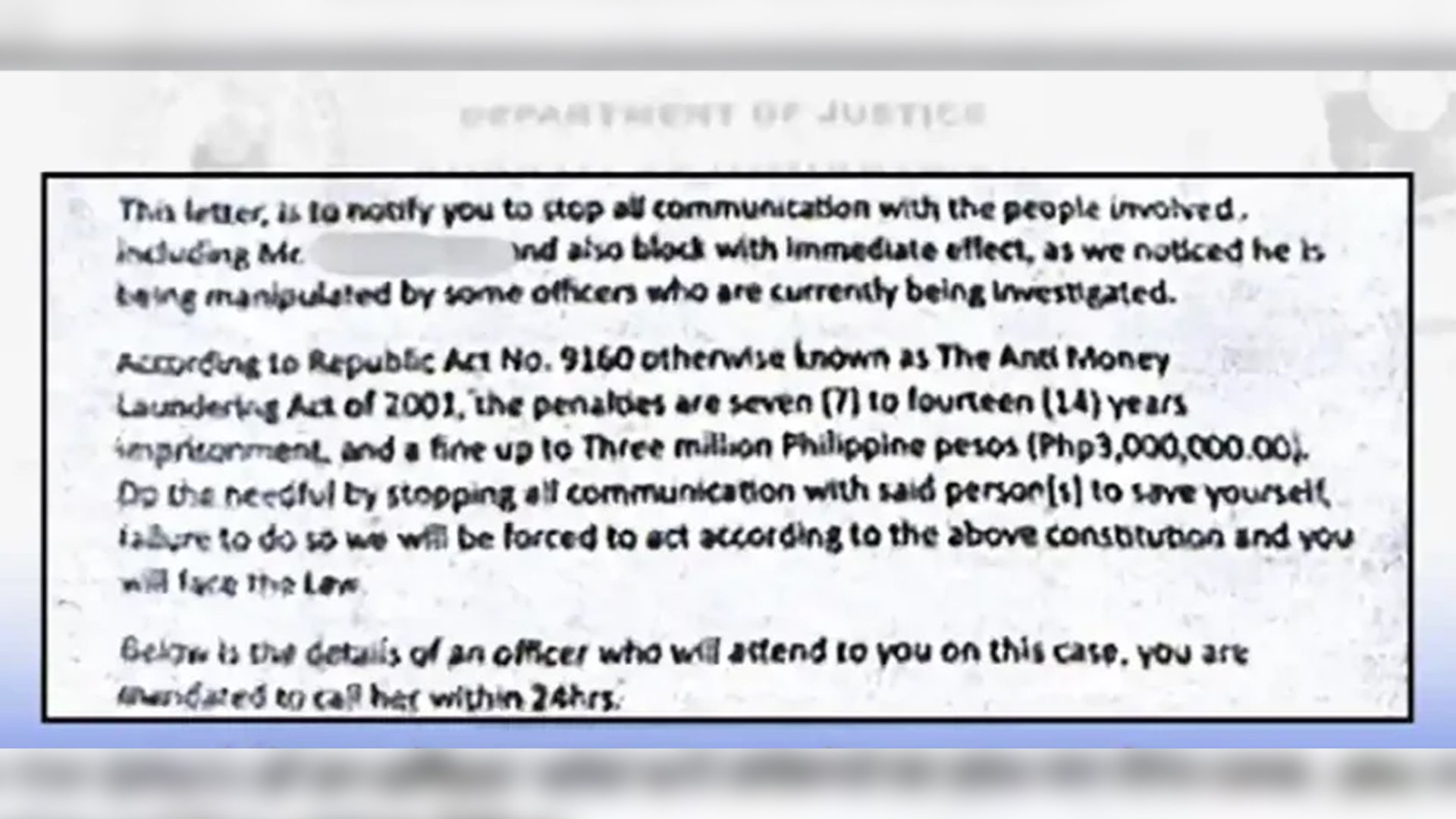 BI warns public vs love extortion scam