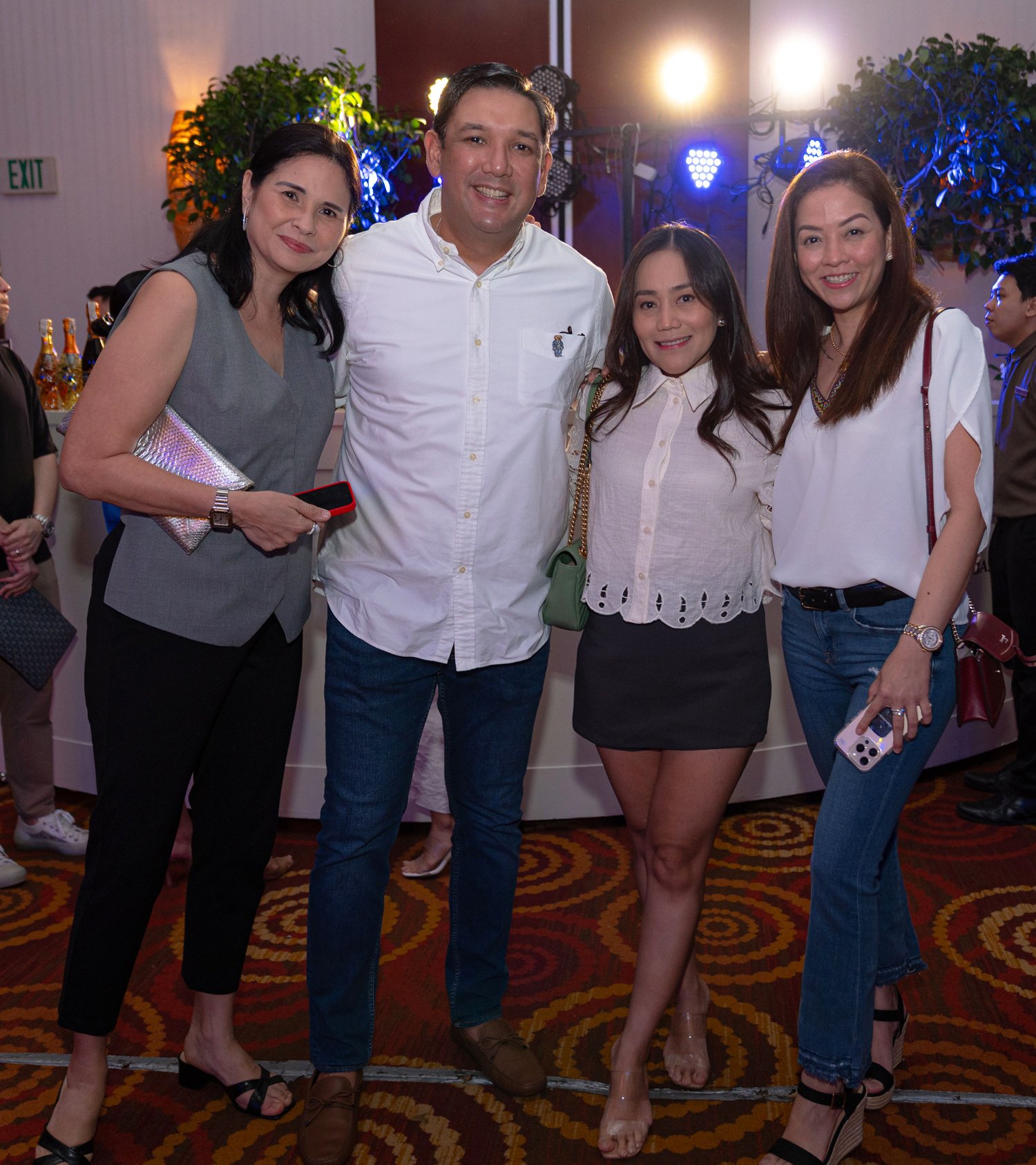 Melissa Ugarte, Justin and Selina Romualdez and Kloodie del Rosario.