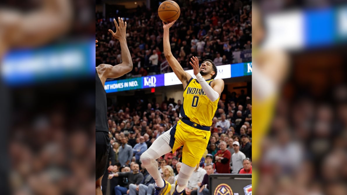 Pacers oust Cavs; Nuggets on brink