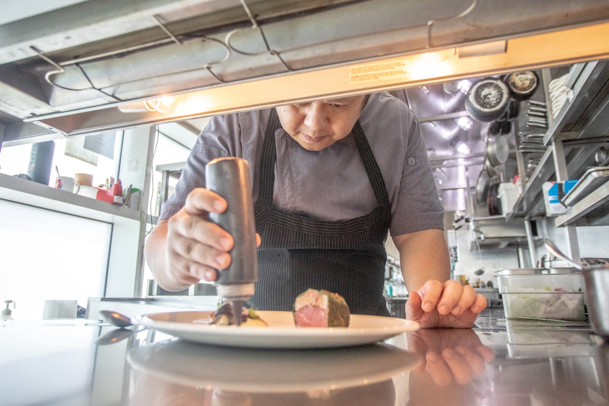 Chef Luis juggles collabs, quarterly tasting menus and regular dinner service at Flame.