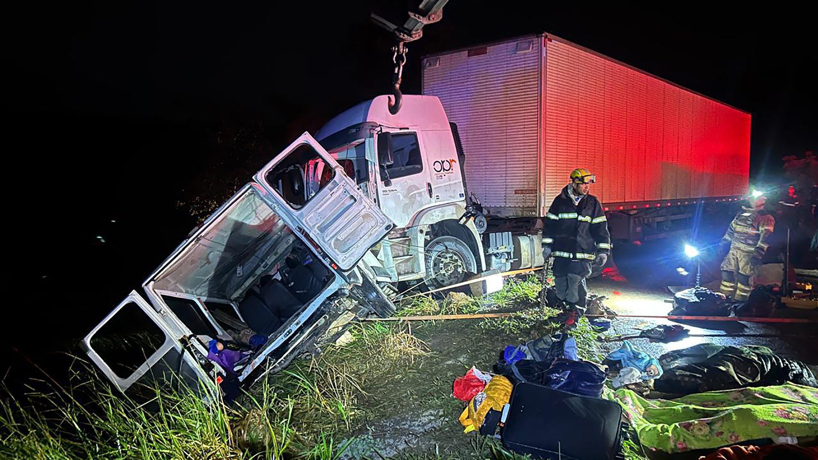 Nine dead, 10 injured in head-on collision in Brazil