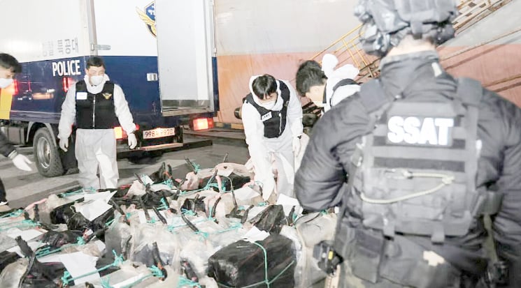 Pinoy crew members repatriated amid 
SoKor drug haul