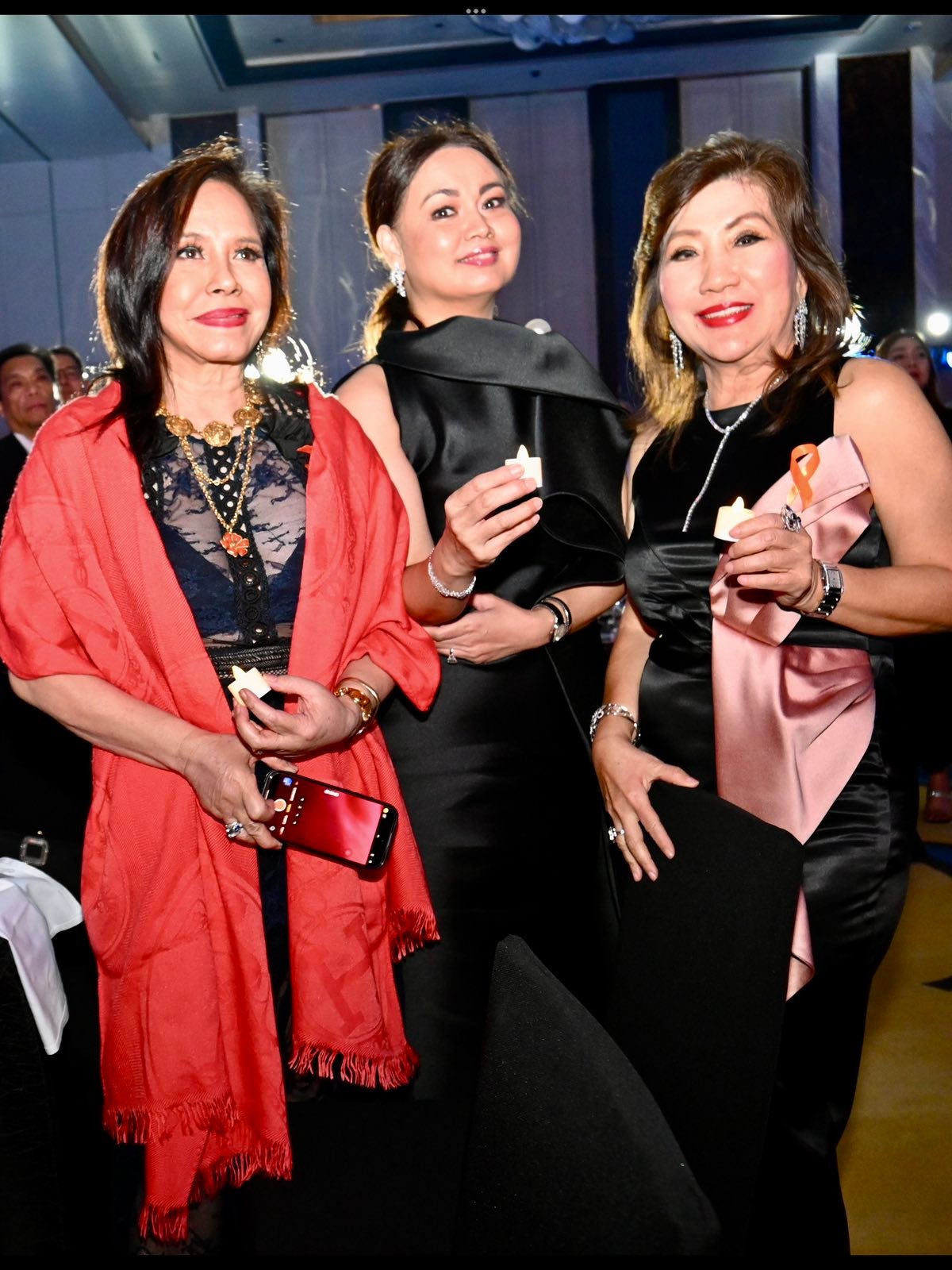 Len Olbes, Lynette de Guzman and Connie Haw