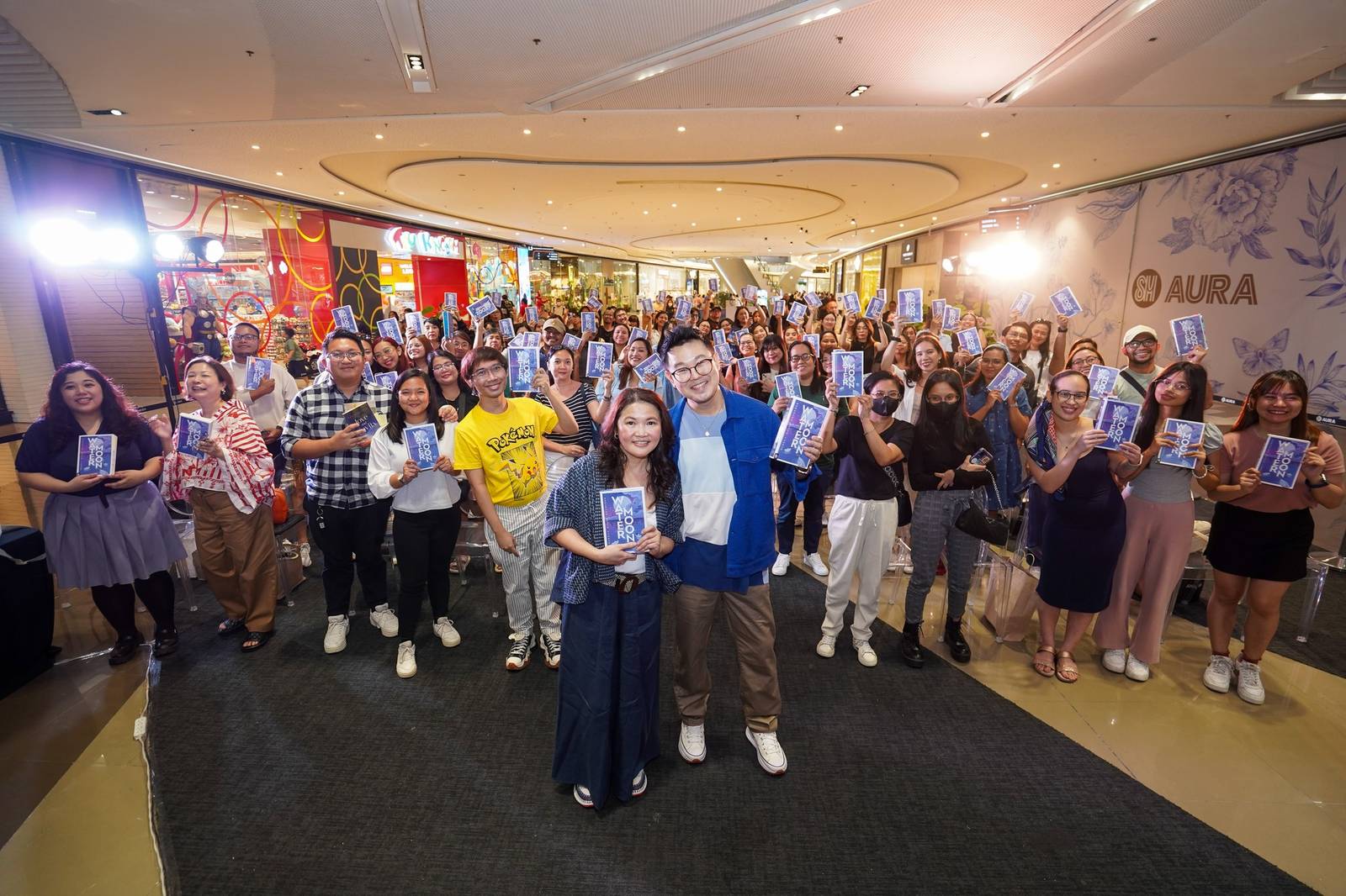 Best-selling author Samantha Sotto-Yambao meets readers at SM Aura for a special Book Talk and Signing of her latest novel, “Water Moon.”