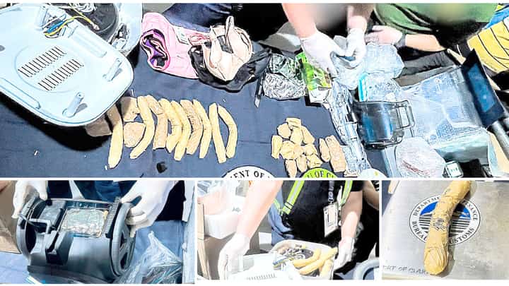 THE Bureau of Customs at the Port of Clark has once again upheld its commitment to border security by intercepting an attempt to smuggle illegal drugs into the country. A total of 1,112 grams of methamphetamine hydrochloride, commonly known as ‘shabu,’ with an estimated street value of P7,561,600.00, was seized as a result of the BoC’s continued vigilance against prohibited substances.