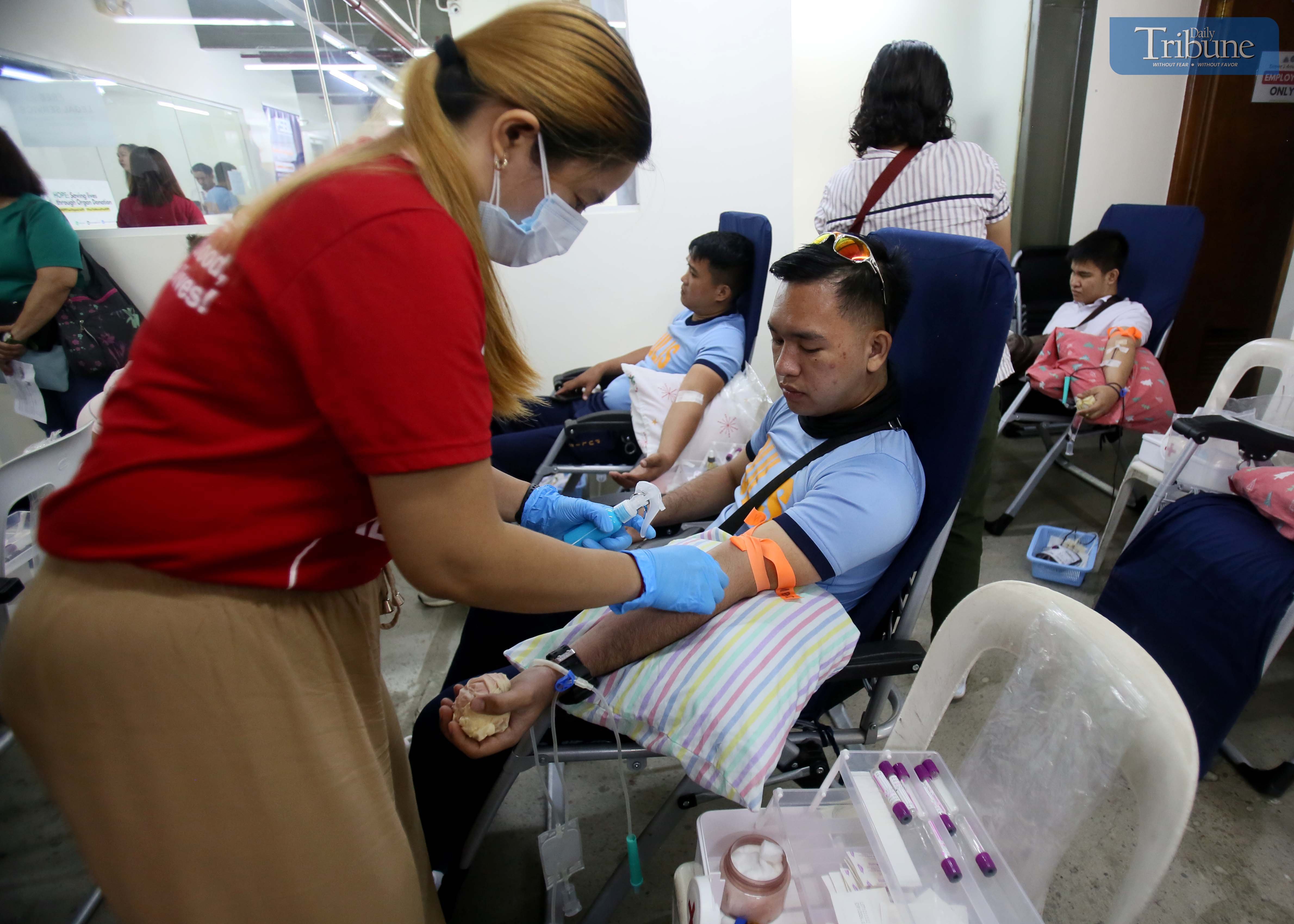 PWDs and PNP join forces for inclusive blood donation drive
