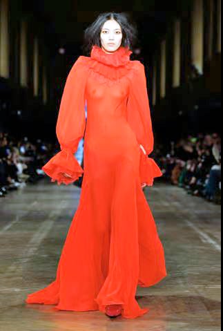Alexander McQueen dress.