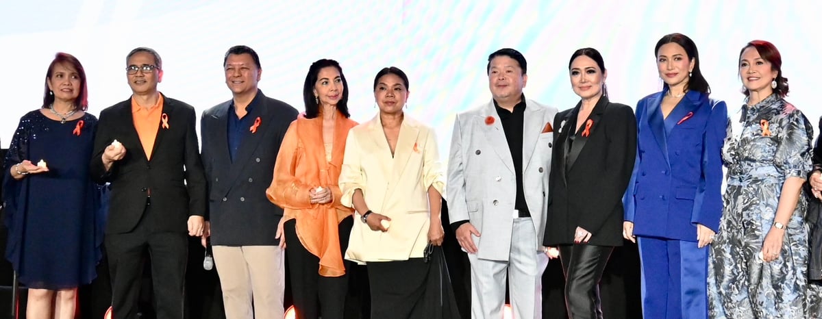 Dr. Erlyn Demerre, founder and chairman of Epcalm Adult Leukemia Foundation; president and chief executive officer Justice Demerre with board members Pastor Bennie Lagos , Maryann Ojeda, Dr. Kaye Rosales, Sunny Ku, honorary board members Linda Ley, Sheila Romero and Pinky Antonio.