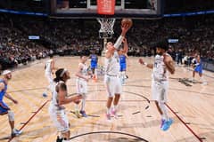 NIKOLA Jokic stands tall, leading the Denver Nuggets to a 119-107 win over the Oklahoma City Thunder to extend their NBA Western Conference playoffs series to a deciding Game 7.