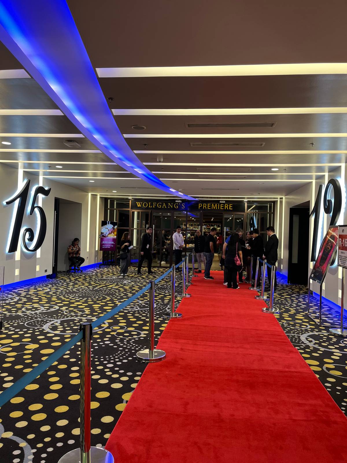 Clinical hallway leading to the Wolfgang Premiere.