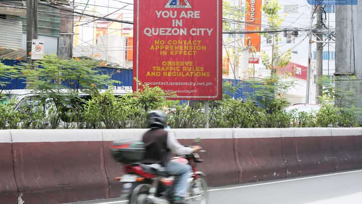 A No Contact Apprehension Policy sign seen along Edsa and Aurora Boulevard in Quezon City, The Metropolitan Manila Development Authority (MMDA) on Friday has filed an urgent motion before the Supreme Court to seek that the temporary restraining order against the no contact apprehension policy (NCAP) be lifted.