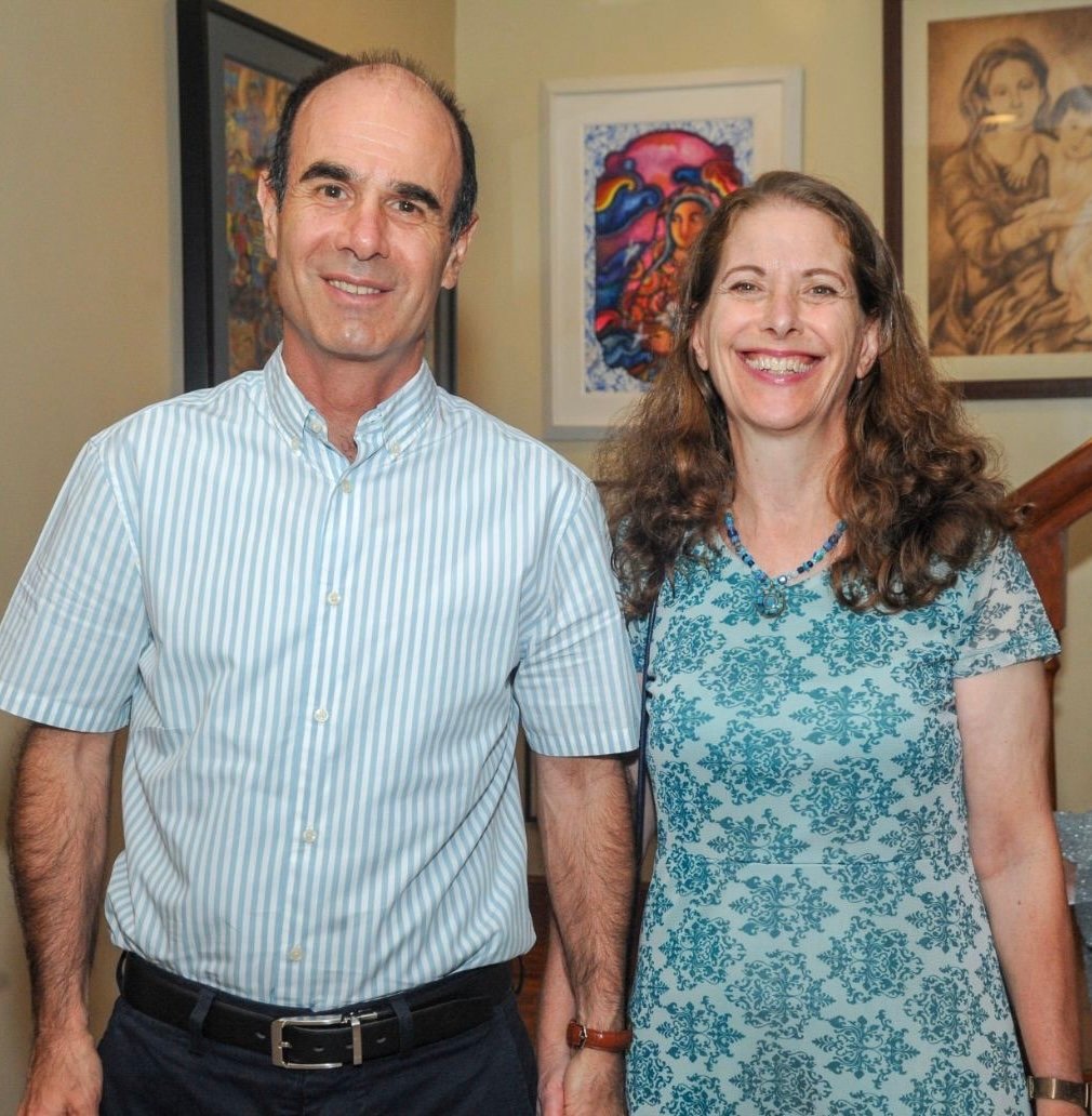 Israel Ambassador Ilan and Madame Gila Fluss.