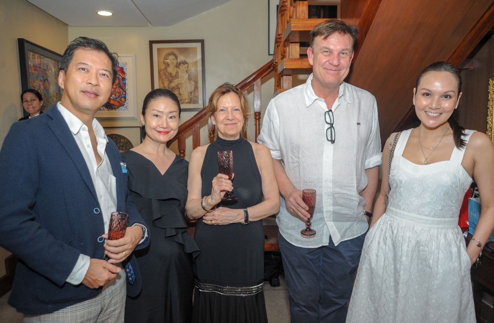 Ken and Yoko Matsuda, Paola and Immanuel Gebhardt and Cristina Locsin.