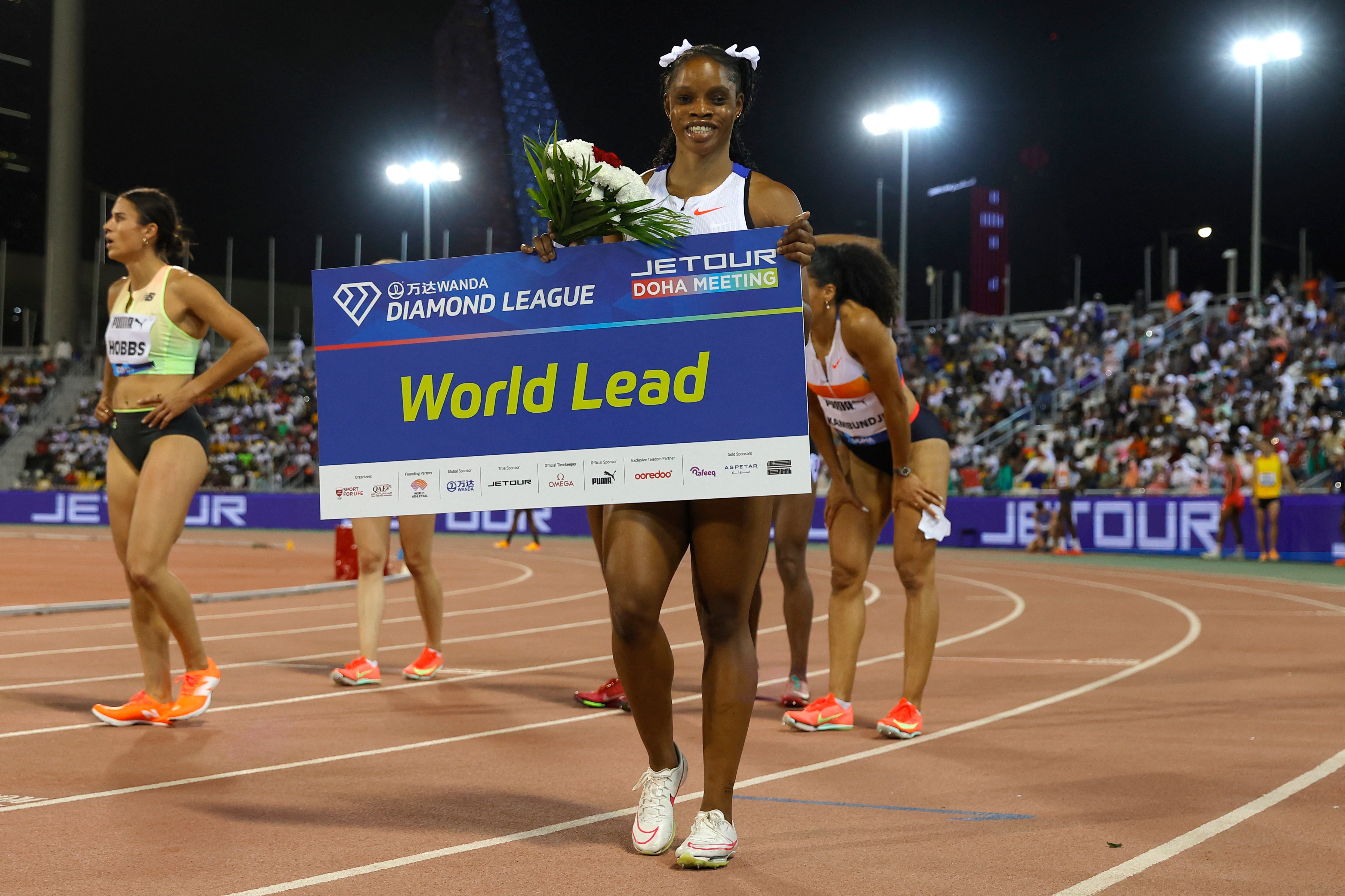 Jamaican starlet stuns Olympic champ