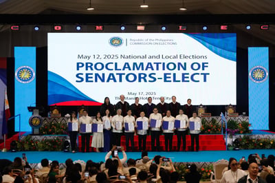 Comelec proclaims historic ‘Magic 12’ senators with record-high voter turnout
