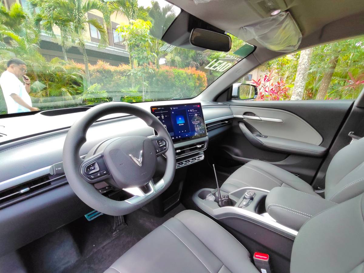 CLEAN lines and a roomy cabin inside the VF 6.