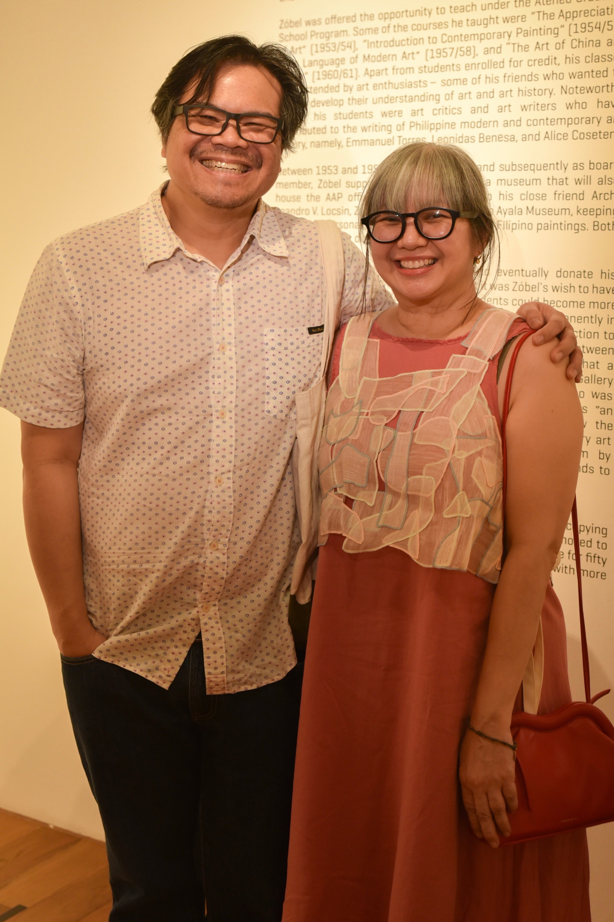Photographer Toto Labrador and Pierra Calasanz.