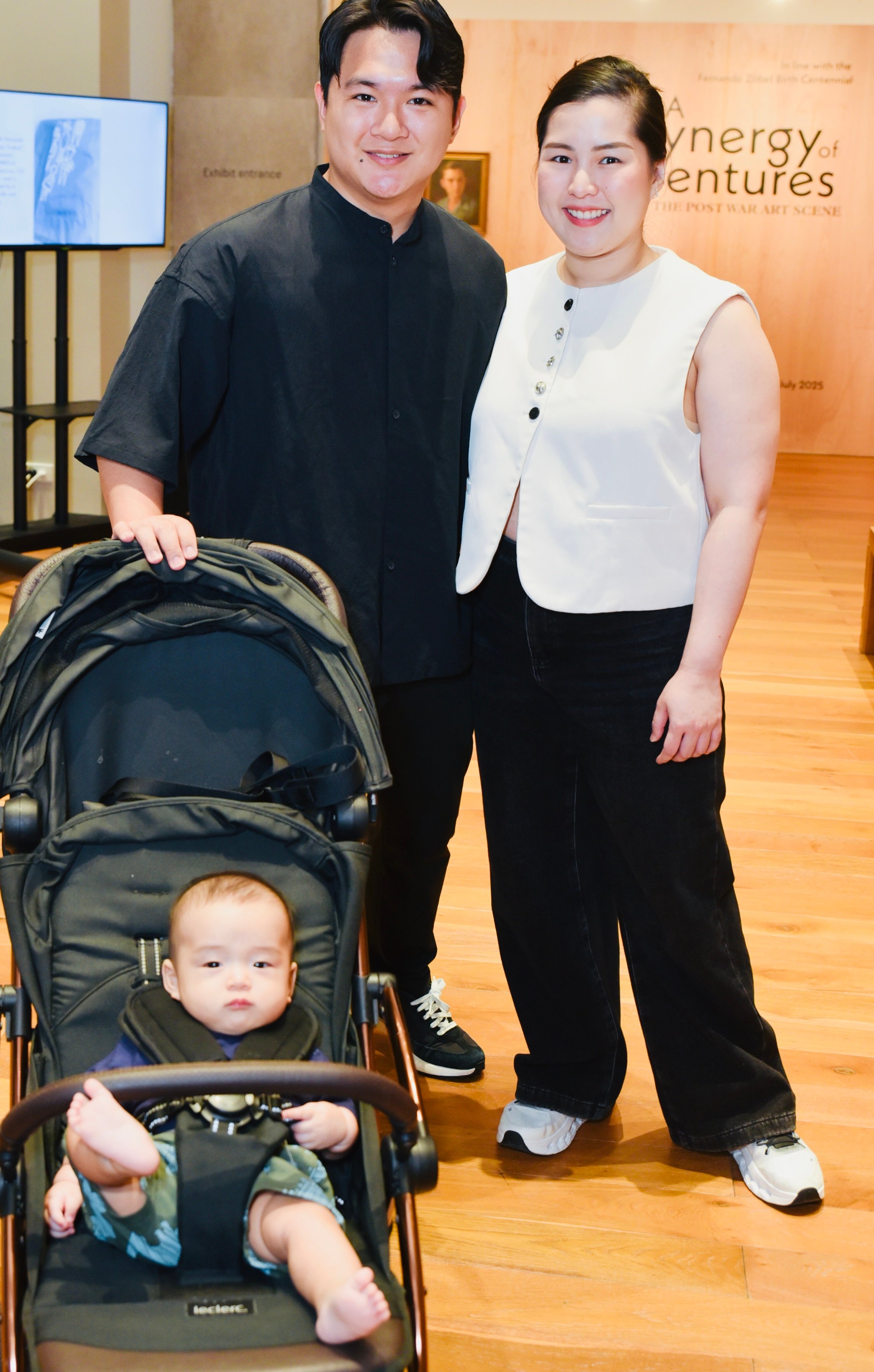 Cedric and Unity Yang with son.