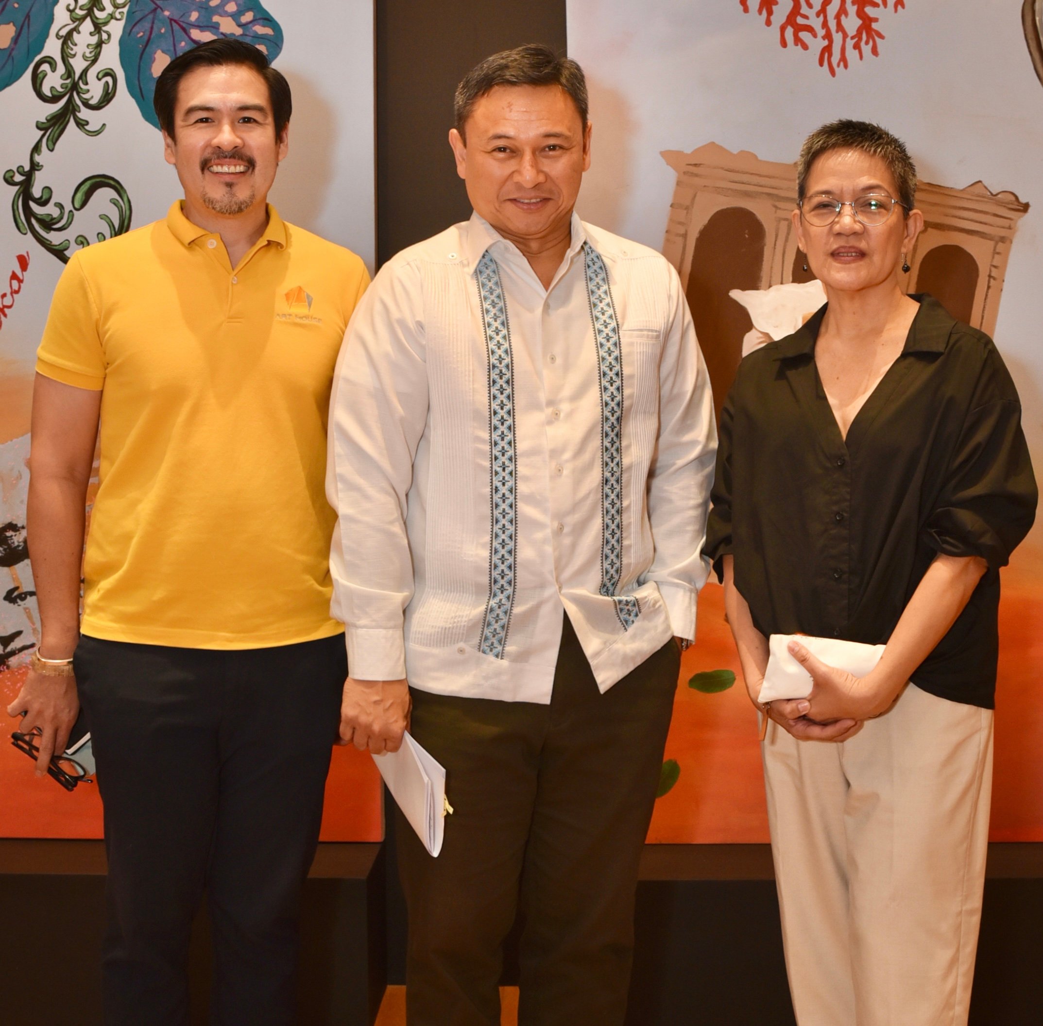 DEPARTMENT of Education Secretary Sonny Angara and director and chief curator of Ateneo Art Gallery Boots Herrera.