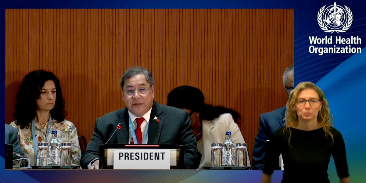 One of our own! Sec. Herbosa begins term as World Health Assembly president