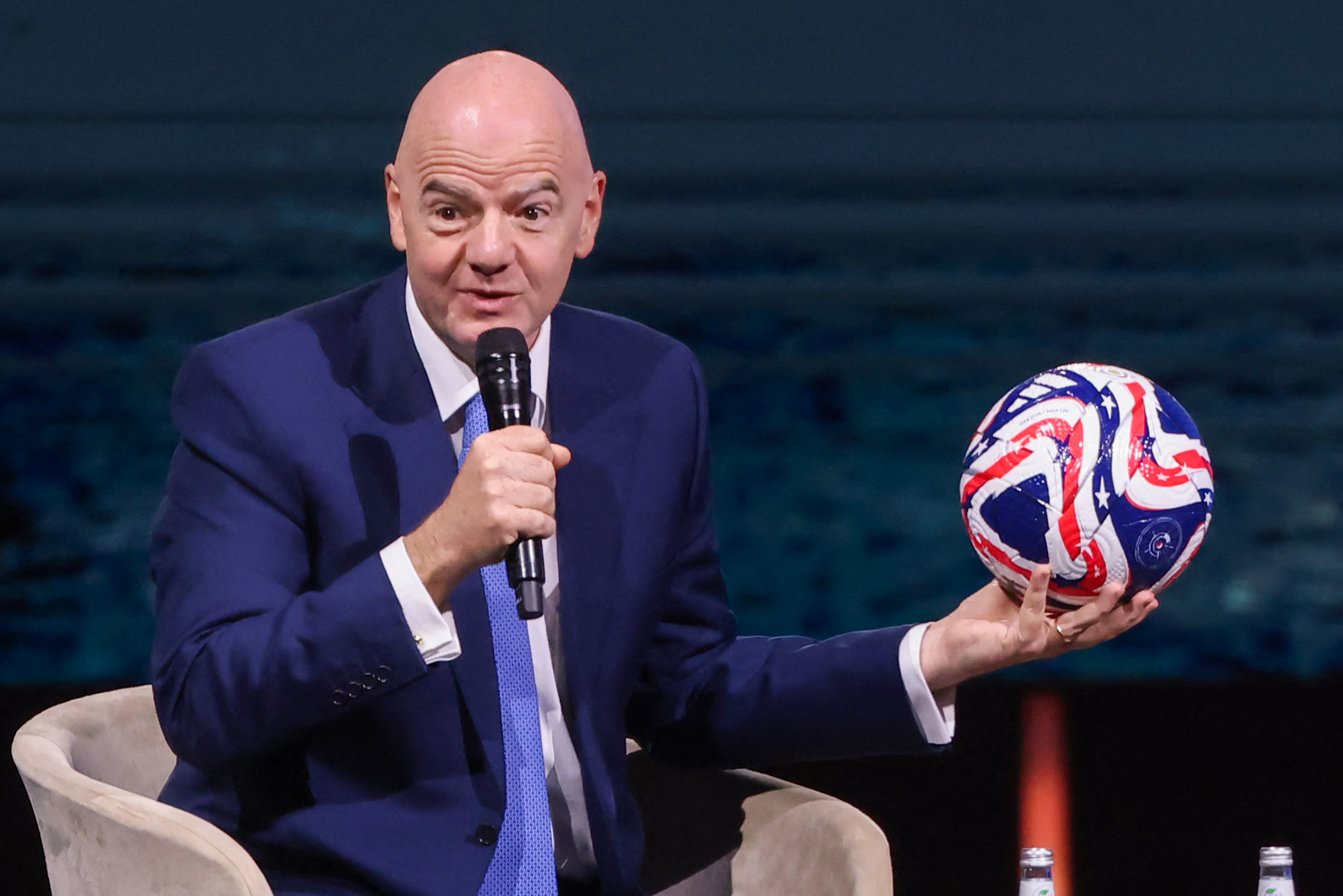UEFA defuses anger over Infantino delay